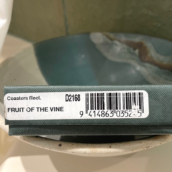 VINTAGE JASON APERITIVO COASTERS. Never used. “Fruit of the Vine” - Picture 4 of 4